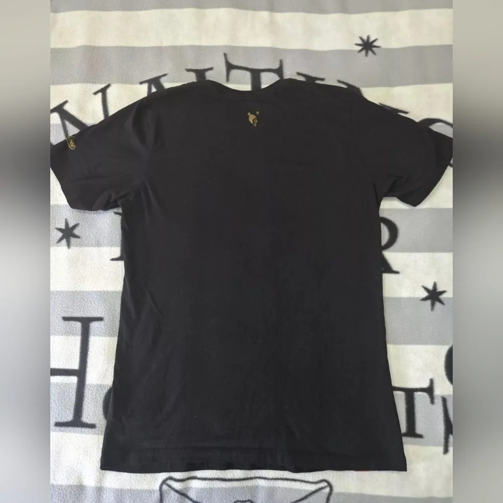 T-SHIRT MEN'S BLACK PERÚ ESCUDO FUSHOCO 100% COTTON LARGE - Picture 2 of 11